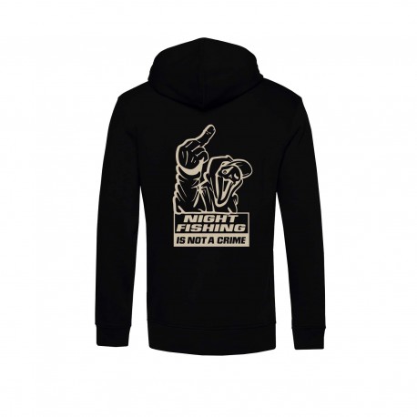 SWEAT-SHIRT : NIGHT FISHING IS NOT A CRIME